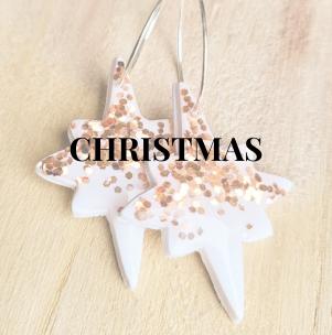 Handmade Christmas Earrings