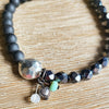 Black Onyx & Hermatite bracelet
