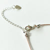 Handmade Unique Petite Rose Gold Hamsa Hand charm & Hematite beaded necklace