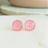 Pretty in Pink Spotty Stud Earrings