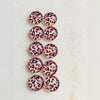 Pink Leopard Print and Stainless Steel Stud earrings